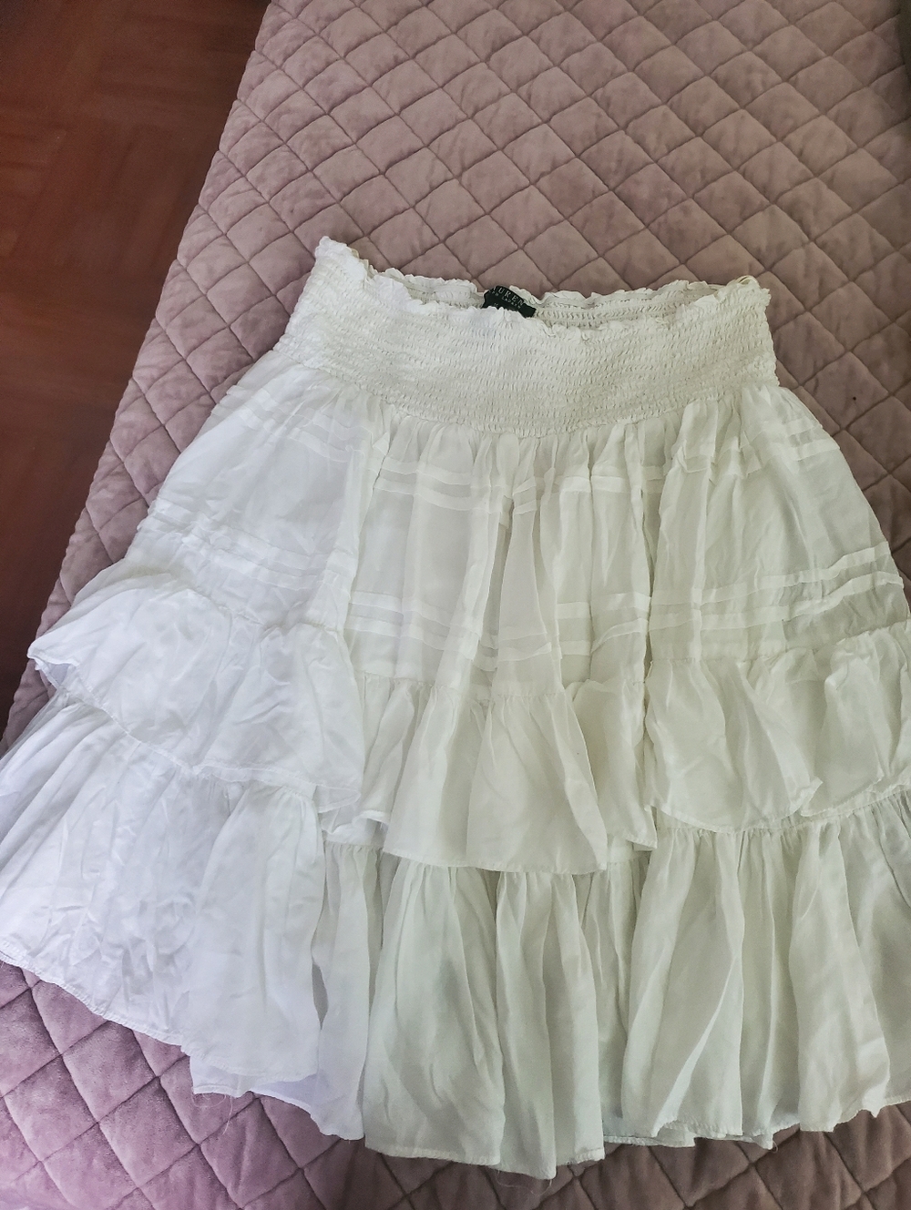 NWOT POLO RALPH LAUREN SOFT RUFFLED SKIRT SIZE 16